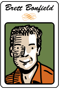Drawing of Brett Bonfield by Derik Badman